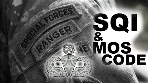 special forces mos code